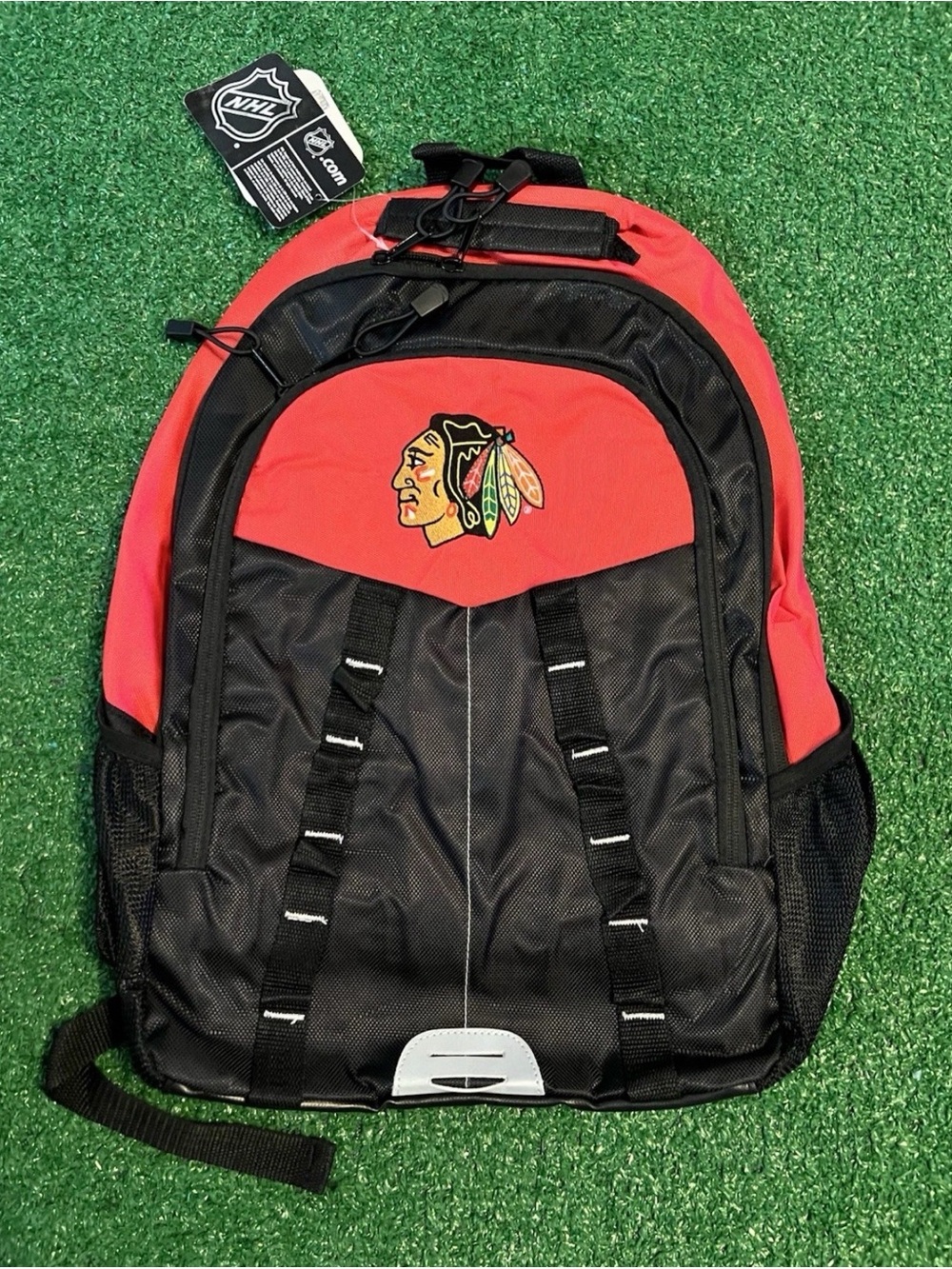 The Northwest Company NHL Chicago Blackhawks "Scorcher" Backpack, 18" x 5" x 12.